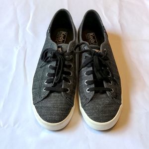 Gray Canvas Keds Size 11
